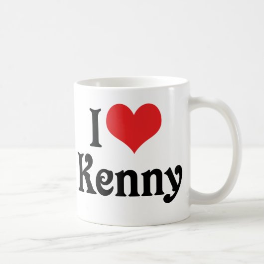 Mug J'adore Kenny (Droite)