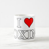 Mug J'adore la boxe (Centre)