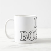 Mug J'adore la boxe (Gauche)