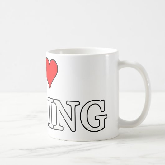 Mug J'adore la boxe (Droite)