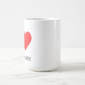 Mug J'adore la cardiologie (Centre)