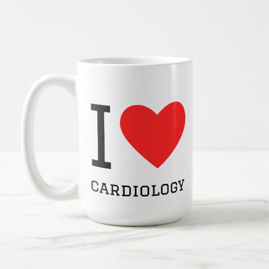Mug J'adore la cardiologie (Gauche)