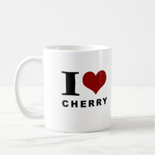 Mug J'adore la cerise. Amateur de cerisier