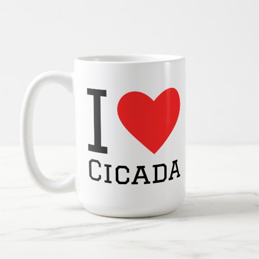 Mug J'adore la cigale (Gauche)