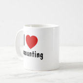 Mug J'adore la comptabilité (Devant gauche)