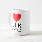 Mug J'adore la danse folklorique (Devant gauche)