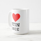 Mug J'adore la danse latine (Devant gauche)