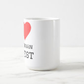 Mug J'adore la forêt norvégienne (Centre)
