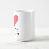 Mug J'adore la glace à la citrouille (Centre)