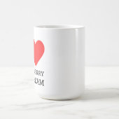 Mug J'adore la glace à la fraise (Centre)