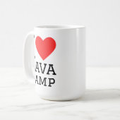 Mug J'adore la lampe à lave (Devant gauche)