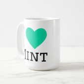 Mug J'adore la menthe (Devant gauche)