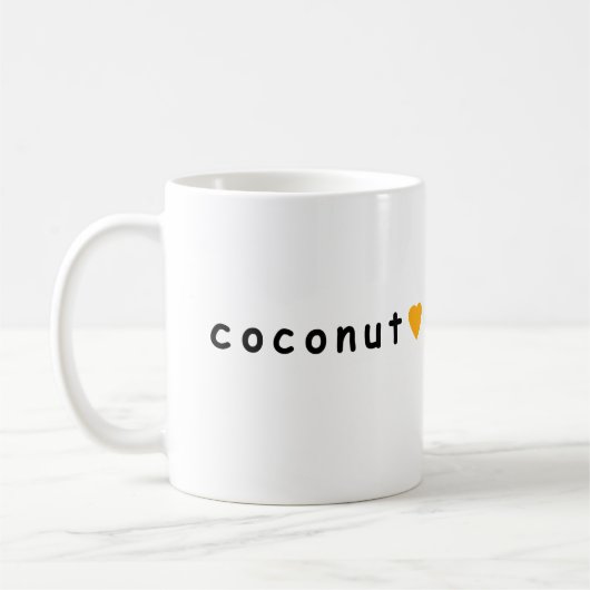 Mug J'adore la noix de coco (Gauche)