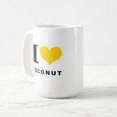 Mug J'adore la noix de coco (Devant gauche)
