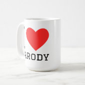 Mug J'adore la parodie (Devant gauche)