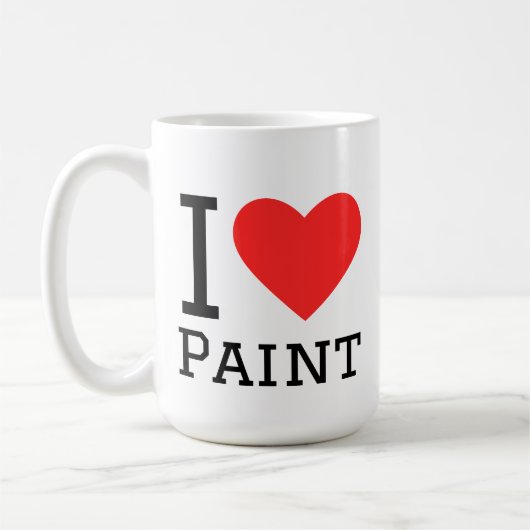 Mug J'adore la peinture (Gauche)