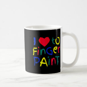 Mug J'adore la peinture au doigt j'aime peindre joli c