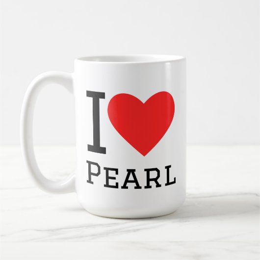 Mug J'adore la perle (Gauche)