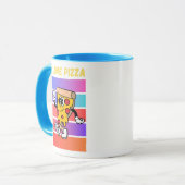 Mug J'adore la pizza. (Devant gauche)