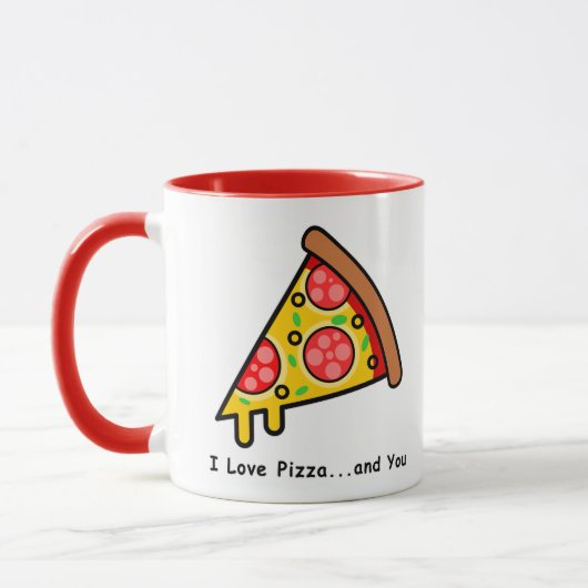 Mug J'adore la pizza...et vous drôle (Gauche)