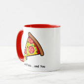 Mug J'adore la pizza...et vous drôle (Devant gauche)