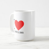 Mug J'adore la plongée en apnée (Devant gauche)