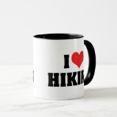 Mug J'adore la randonnée (Devant droit)