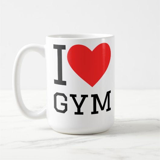 Mug J'adore la salle de sport (Gauche)