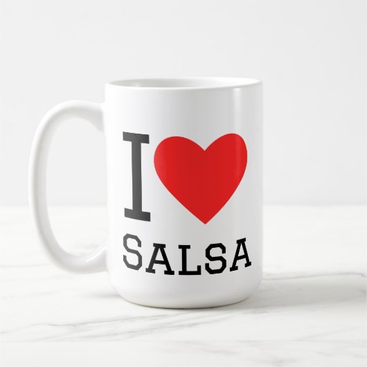 Mug J'adore la salsa (Gauche)