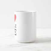 Mug J'adore la tarte aux pommes  (Centre)