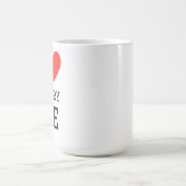 Mug J'adore la tarte pâtissière (Centre)