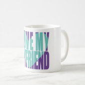 Mug J'adore la typographie de mon copain (Devant droit)