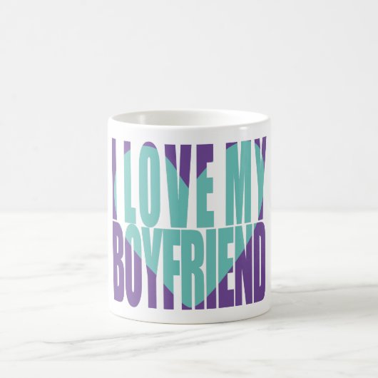 Mug J'adore la typographie de mon copain (Centre)
