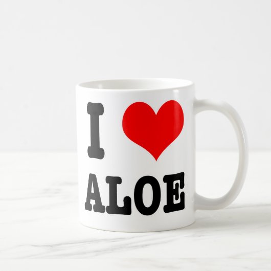 MUG J'ADORE L'ALOÈS (Droite)