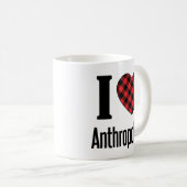 Mug J'adore l'anthropologie (Devant droit)