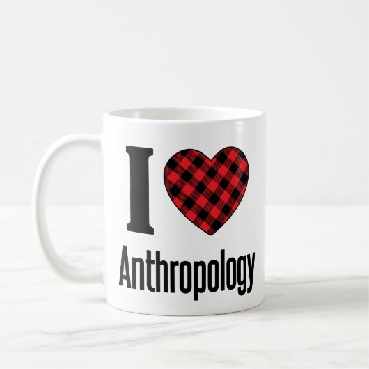 Mug J'adore l'anthropologie (Gauche)