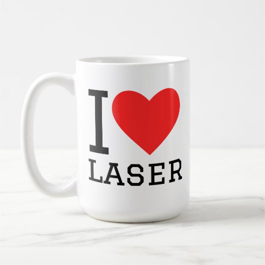 Mug J'adore laser (Gauche)