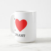 Mug J'adore l'aubergine (Devant gauche)