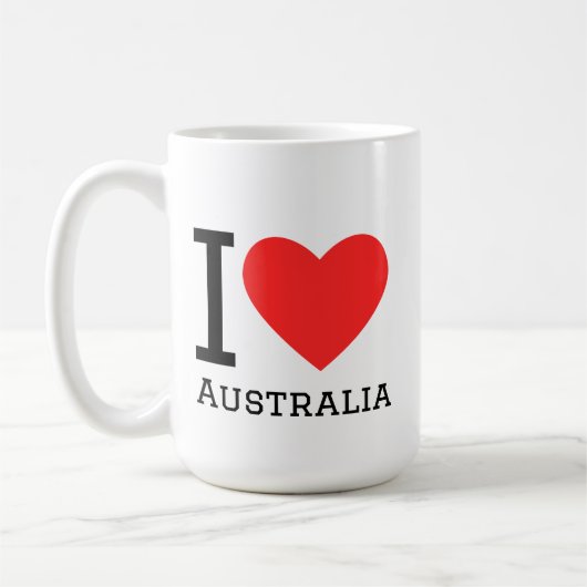 Mug J'adore l'Australie (Gauche)