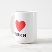 Mug J'adore l'automne (Devant gauche)