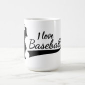 Mug J'adore le baseball (Centre)