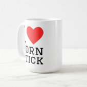 Mug J'adore le bâton de maïs (Devant gauche)