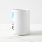 Mug J'adore le bleu clair (Centre)