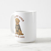 Mug J'adore le cadeau de maman de chien (Devant gauche)