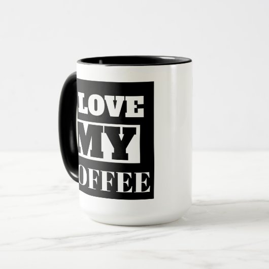 MUG J'ADORE LE CAFÉ (Devant gauche)