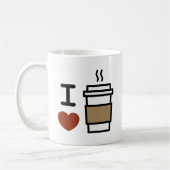 Mug J'adore le café (Gauche)