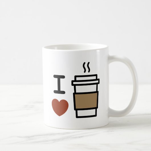 Mug J'adore le café (Droite)