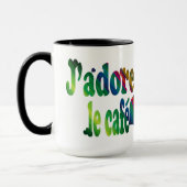 Mug J'adore le café (Gauche)
