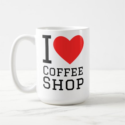 Mug J'adore le café (Gauche)