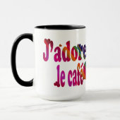Mug J'adore le café (Gauche)